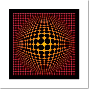 Homage to Vasarely 5 Posters and Art